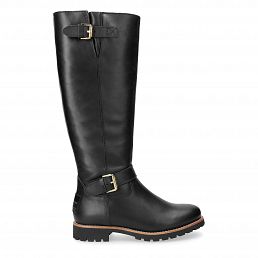 Amberes Igloo Trav, High boots in black with sheepskin lining