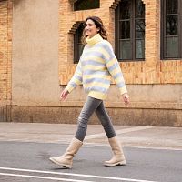 Bambina Raw Nobuck, Leather boots with warm lining Bambina Raw Nobuck, Leather boots with warm lining