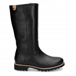 Bambina Igloo Trav, Leather boots with sheepskin lining