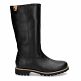 Bambina Igloo Trav Black Napa, Leather boots with sheepskin lining