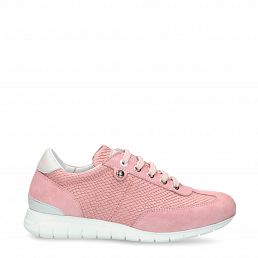 Banus, Womens pink leather shoe with leather lining