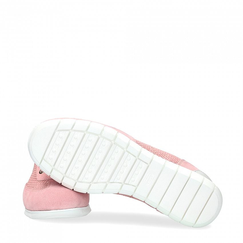 Banus Pink Velour, Women's shoes Made in Spain