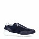Banus Navy blue Napa, Womens blue leather shoe with leather lining