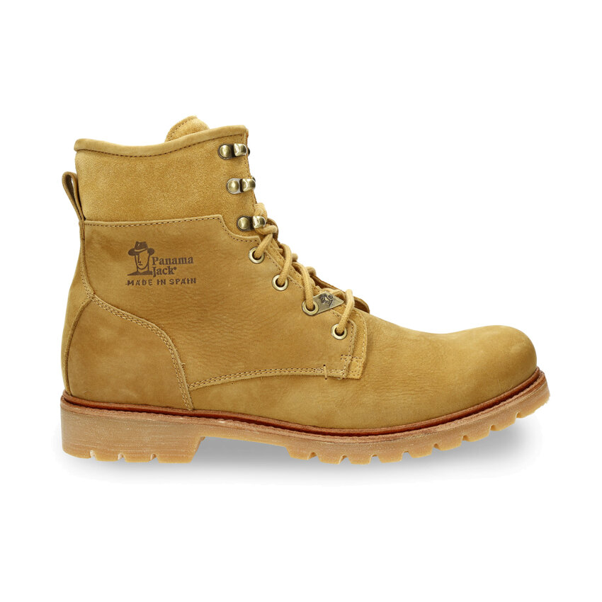 Barkley Ochre Nobuck, Leather boots with leather lining