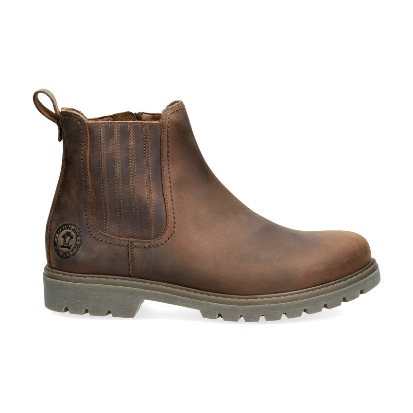 Bill Bark rugged Napa Grass, Leather ankle boots with leather lining