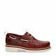 Boat Burgundy Pull-Up, Nautical with leather lining