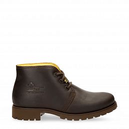 Bota Panama Brown Napa Grass, Leather ankle boots with leather lining