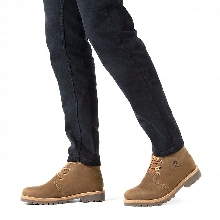 Bota Panama Mink Nobuck, Flat men's ANKLE Boot