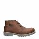 Bota Panama Igloo Bark rugged Nappa gras, Leren enkellaarsjes met een voering van schapenvacht