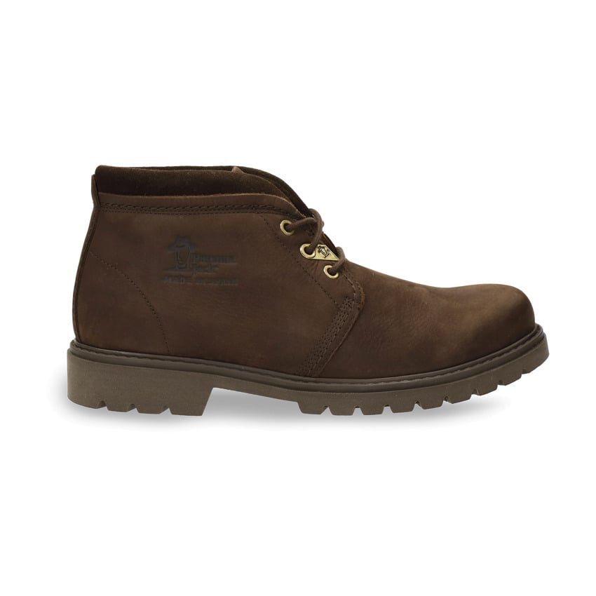 Bota Panama Tor Brown Nobuck, Leather ankle boots with leather lining