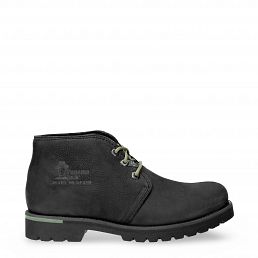 Bota Panama Urban Black Nobuck, Leather ankle boots with leather lining