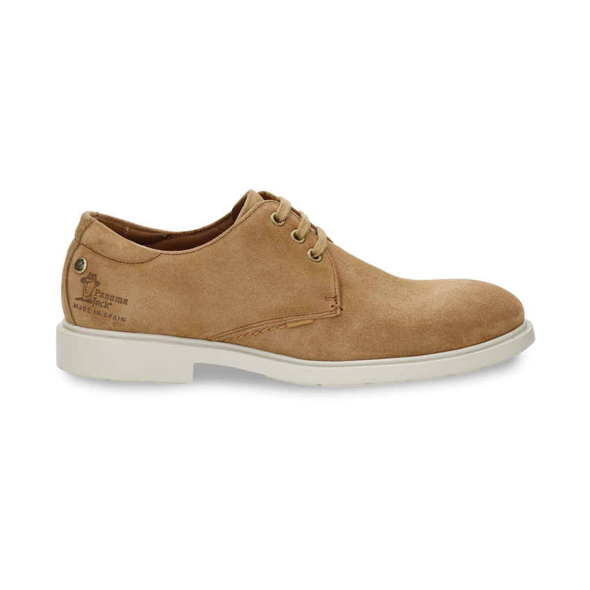 Bruno Camel Velour, Leather shoe with leather lining