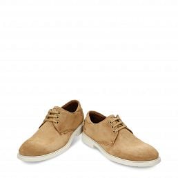 Bruno Camel Velour, Flat men's Shoe