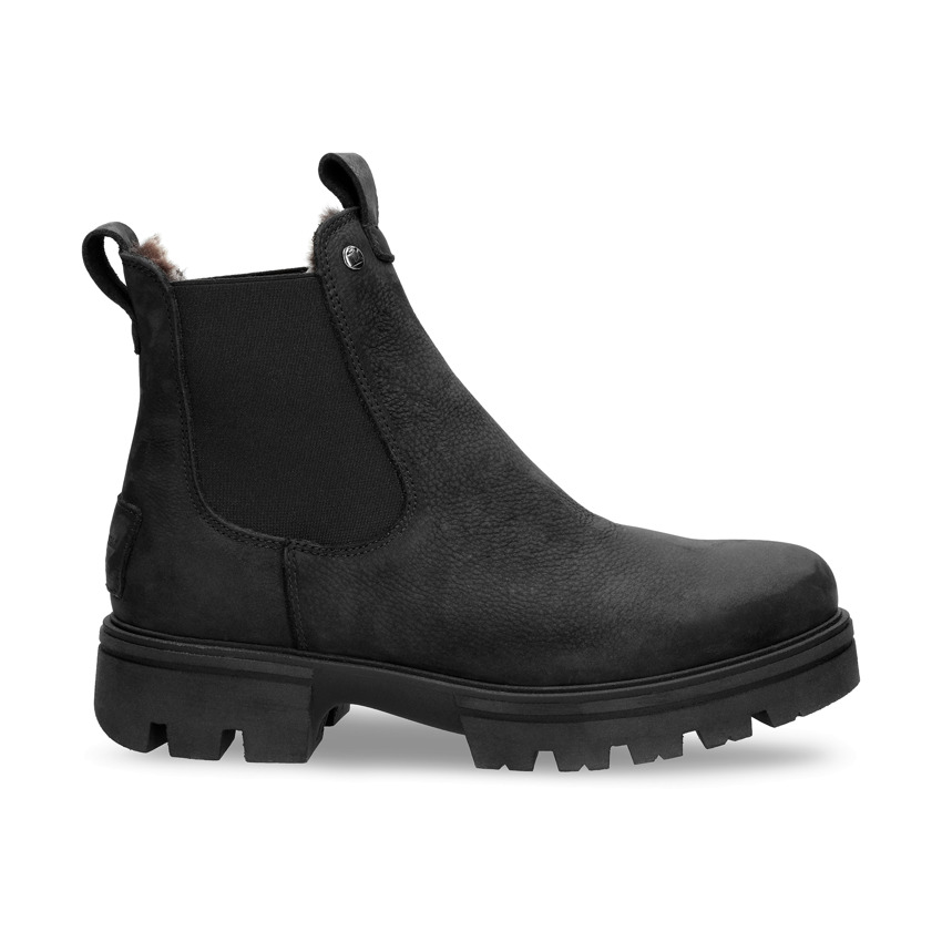 Chris Black Nobuck, Leather ankle boots with warm lining