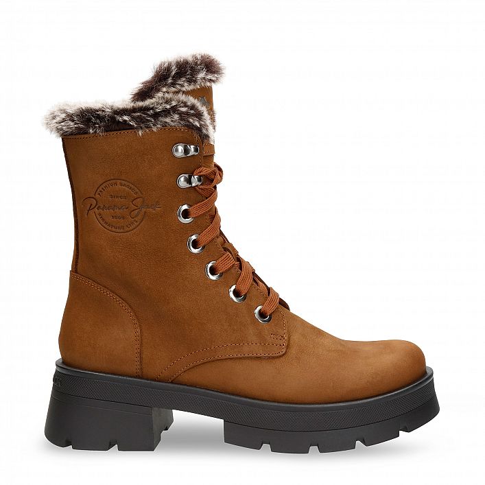 Clare Cuero Nobuck, Leather boots with leather lining