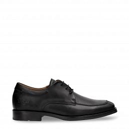 Delano Black Napa, Leather shoe with leather lining