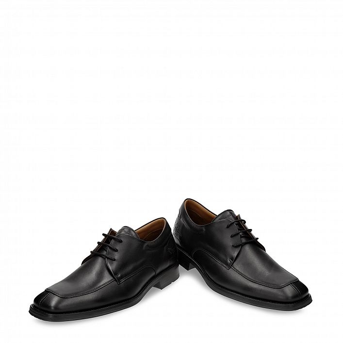 Delano Black Napa, Flat men's Shoe