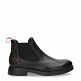 Edwin Black Napa, Leather ankle boots with leather lining
