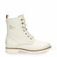 Fara Igloo Trav White Napa, Leather boots with sheepskin lining