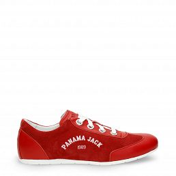 Farum Red Velour, Leather shoe with leather lining