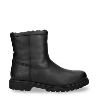 Fedro Black Napa Grass, Leather boots with warm lining