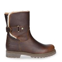Felia Chestnut Napa Grass, Leather boots with warm lining