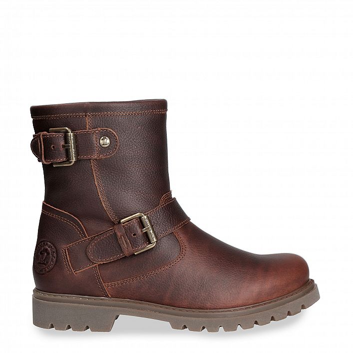 Felina Chestnut Napa Grass, Chestnut leather boot with a warm lining