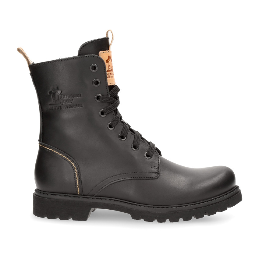 Five Black Napa, Leather boots with leather lining