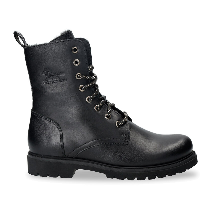 Frisia Black Napa, Leather boots with Warm lining.