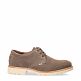 Gadner Stone Velour, Mens stone suede leather shoes with leather lining