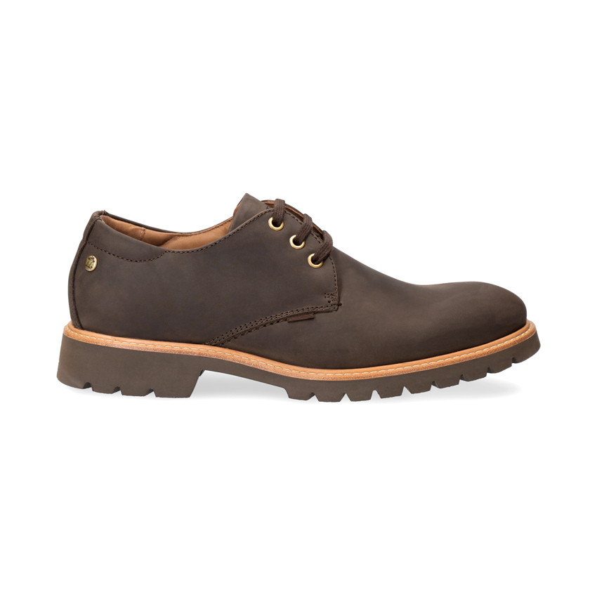 Gadner Brown Napa Grass, Mens brown leather shoes with leather lining