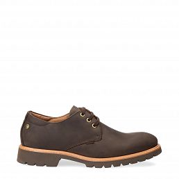 Gadner, Mens brown leather shoes with leather lining