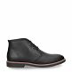 Gael Black Napa Grass, Leather ankle boots with leather lining