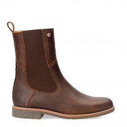 Gaia Igloo, Leather boots with sheepskin lining