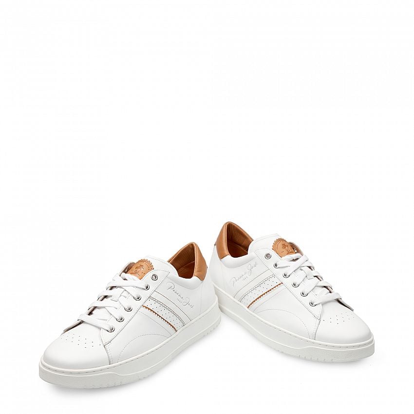 Game White Napa, Flat men's Shoe Made in Spain