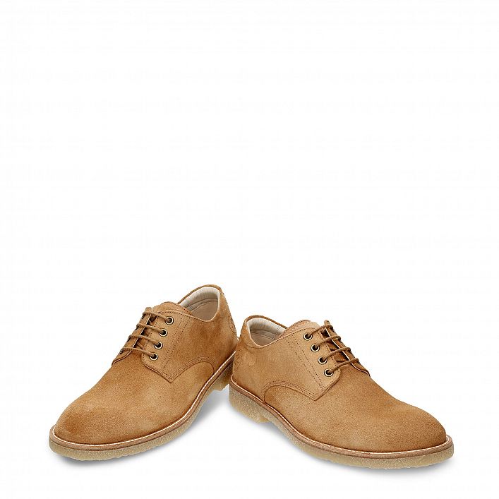 Gante Cuero Velour, Flat men's Shoe Made in Spain