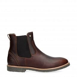 Garnock Igloo, Leather ankle boots with sheepskin lining
