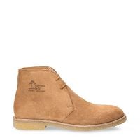 Gildo Cuero Velour, Mens bark suede leather ankle boots with leather lining