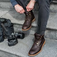 Glasgow GTX Brown Napa Grass, Leather ankle boots with Gore-Tex® lining