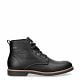 Glasgow Gore-tex Black Napa Grass, Gore-tex® leather ankle boots with shoelaces