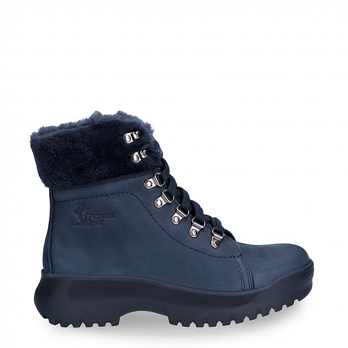 navy blue steel toe boots