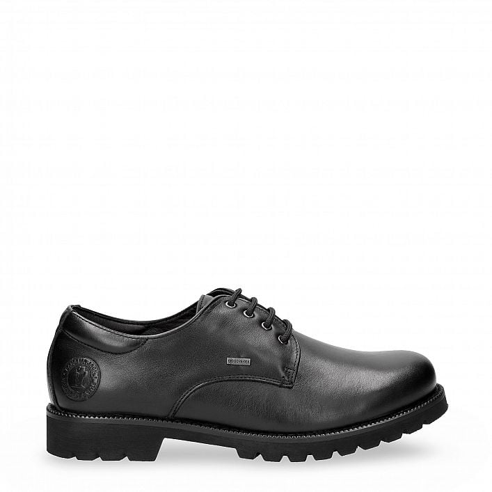 Jackson Gtx Negro Napa, Zapatos de piel  con forro interior de Gore-Tex