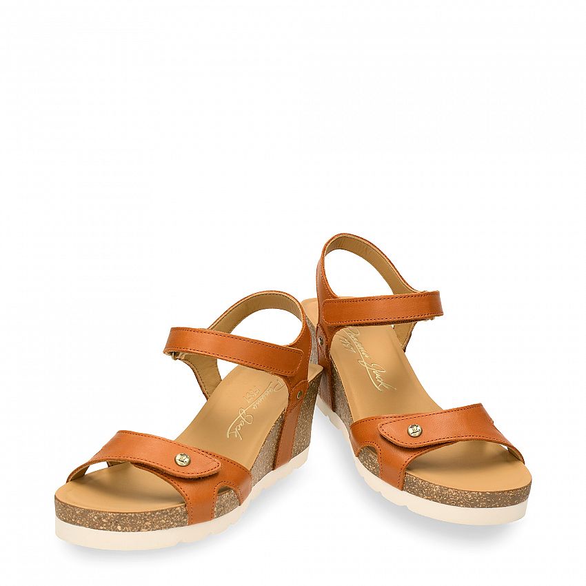 Julia Cuero Napa, Wedge sandals Made in Spain