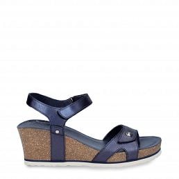 Julia Shine, Woman sandals in leather with leather lining
