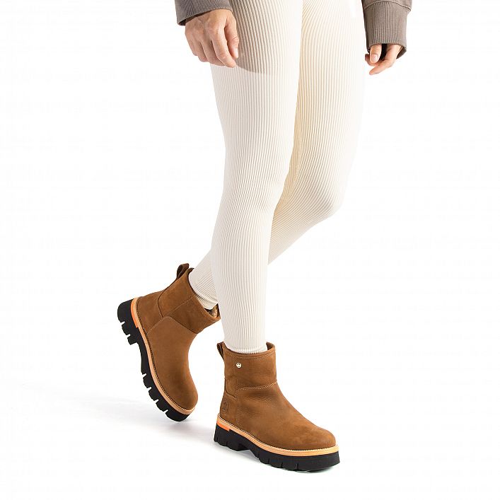 Laia Cuero Nobuck, Flat women's Boot