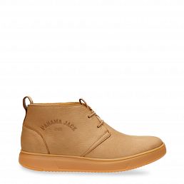 Lewis Camel Nobuck, Leather ankle boots with leather lining