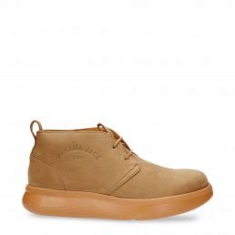 Lewis Camel Nobuck, Leather ankle boots with leather lining