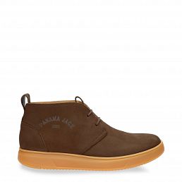 Lewis Brown Nobuck, Leather ankle boots with leather lining
