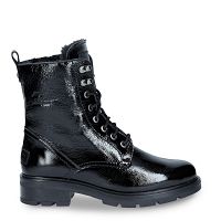 Lilian Black Charol, Boots in black with warm lining