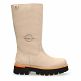 Lima Gebroken wit Nubuck, Leren laarzen met een warme voering